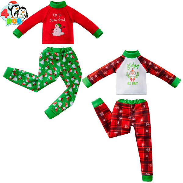 Christmas Elf Doll Pajamas