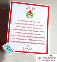 Elf Phone and Arrival Letter Printable