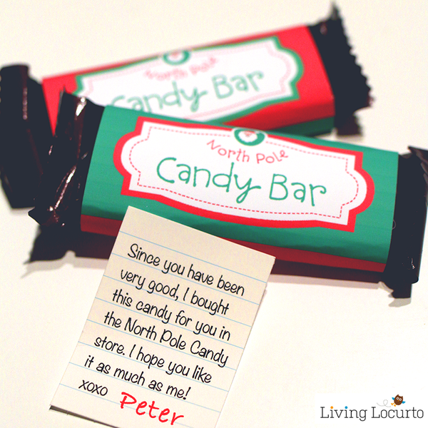 Mini Candy Bar Wrappers for Elf on the Shelf