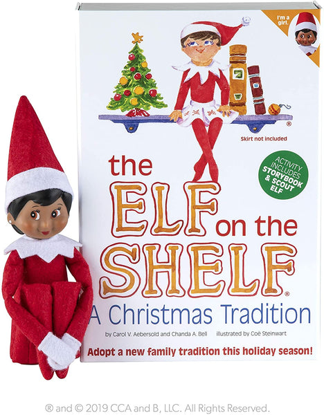 Elf on the Shelf Doll - Girl Dark Skin