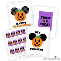 Pumpkin Mickey Halloween Printables
