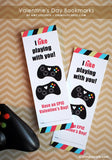 Valentines Day Video Game Bookmarks